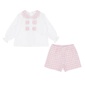 Pastels & Co Baby Girl Blouse and Shorts Set
